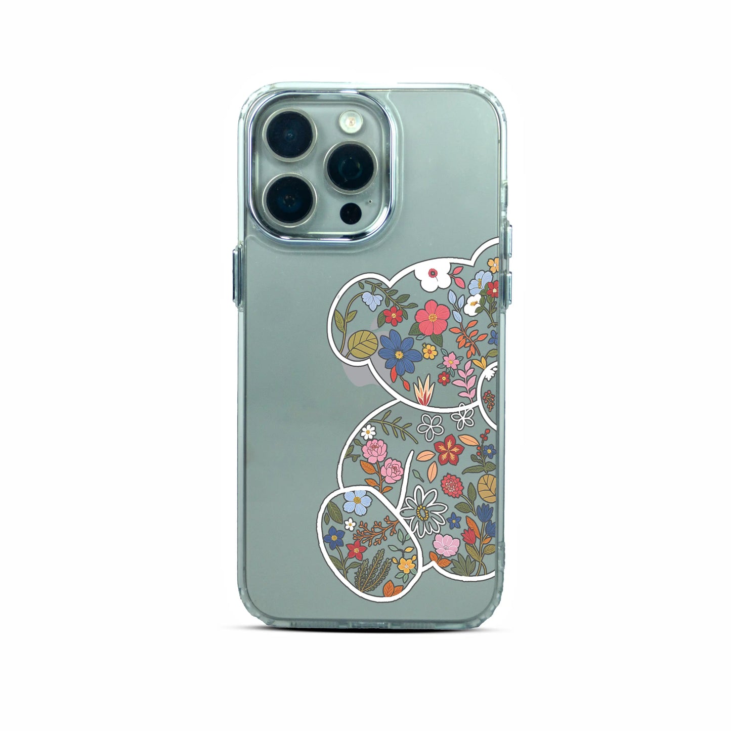 Floral Cuddle CrystalEdge Case For Apple