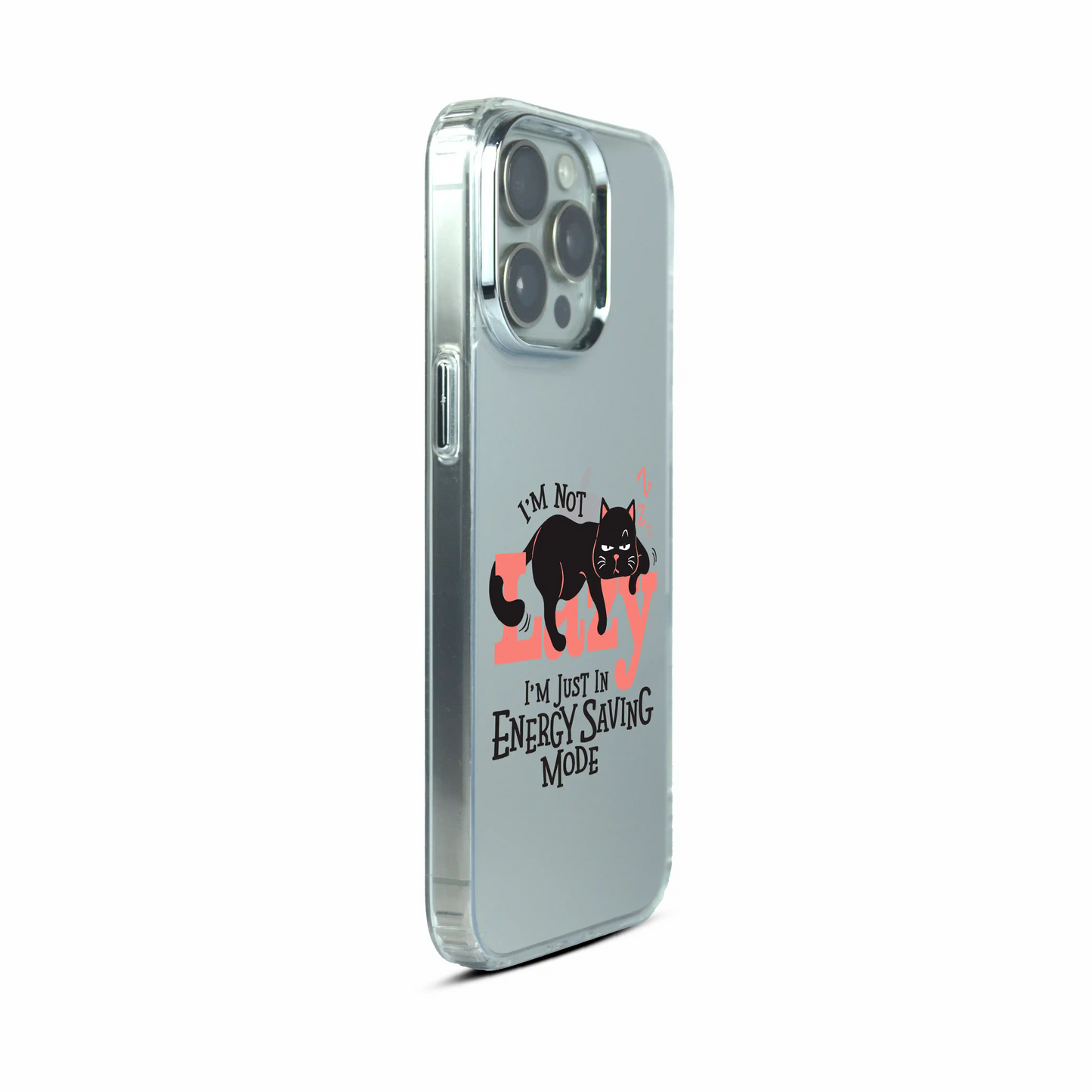 Energy Saving Cat CrystalEdge Case For Apple