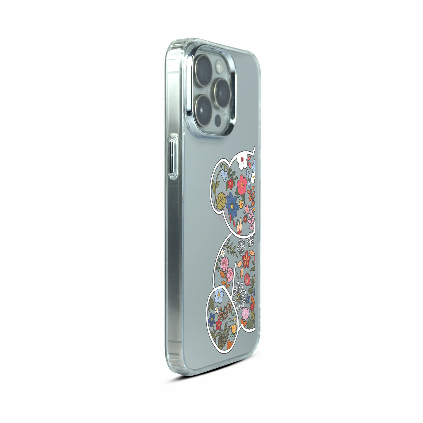Floral Cuddle CrystalEdge Case For Apple