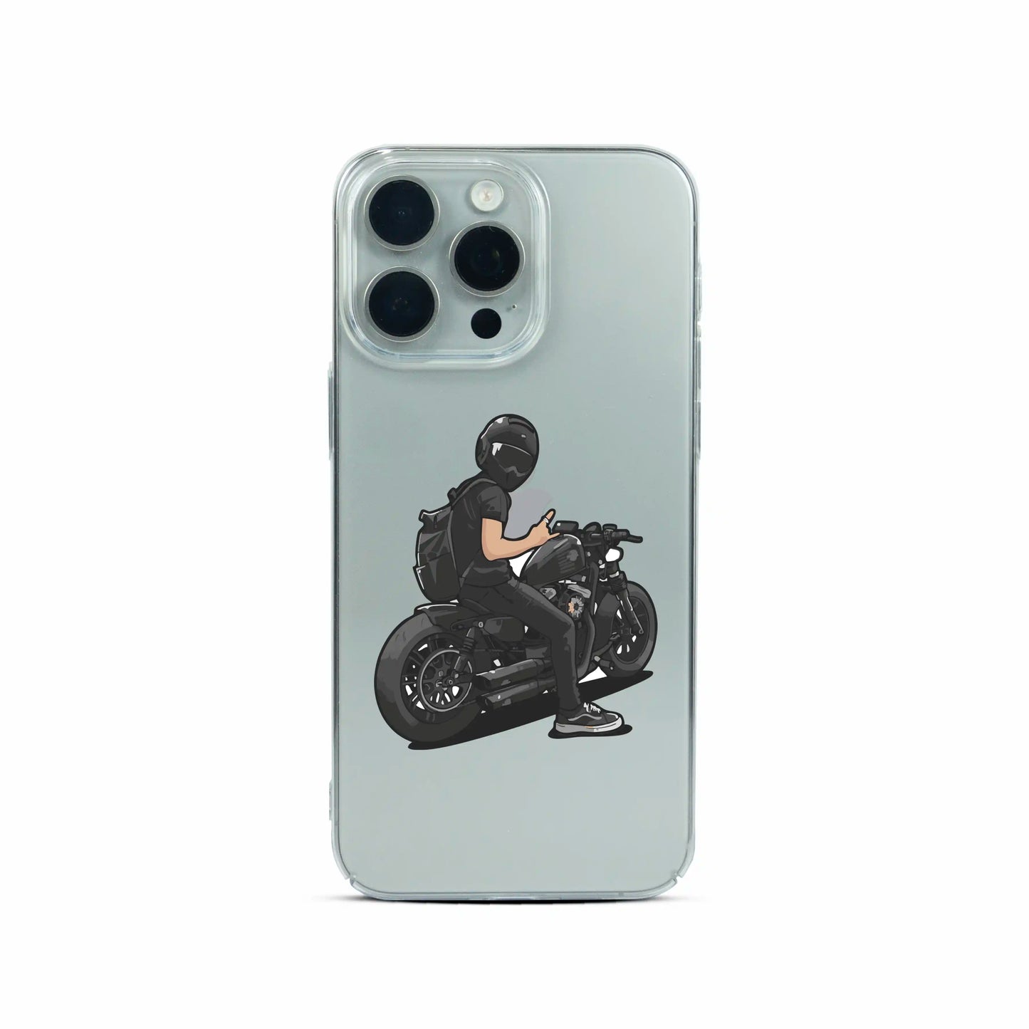 Dark Mode Rider AeroShield Hard Case For Apple