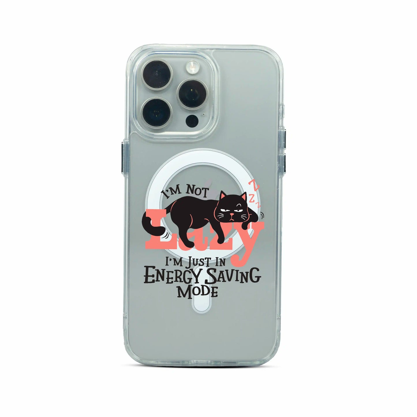 Energy Saving Cat MagShield Case For Apple