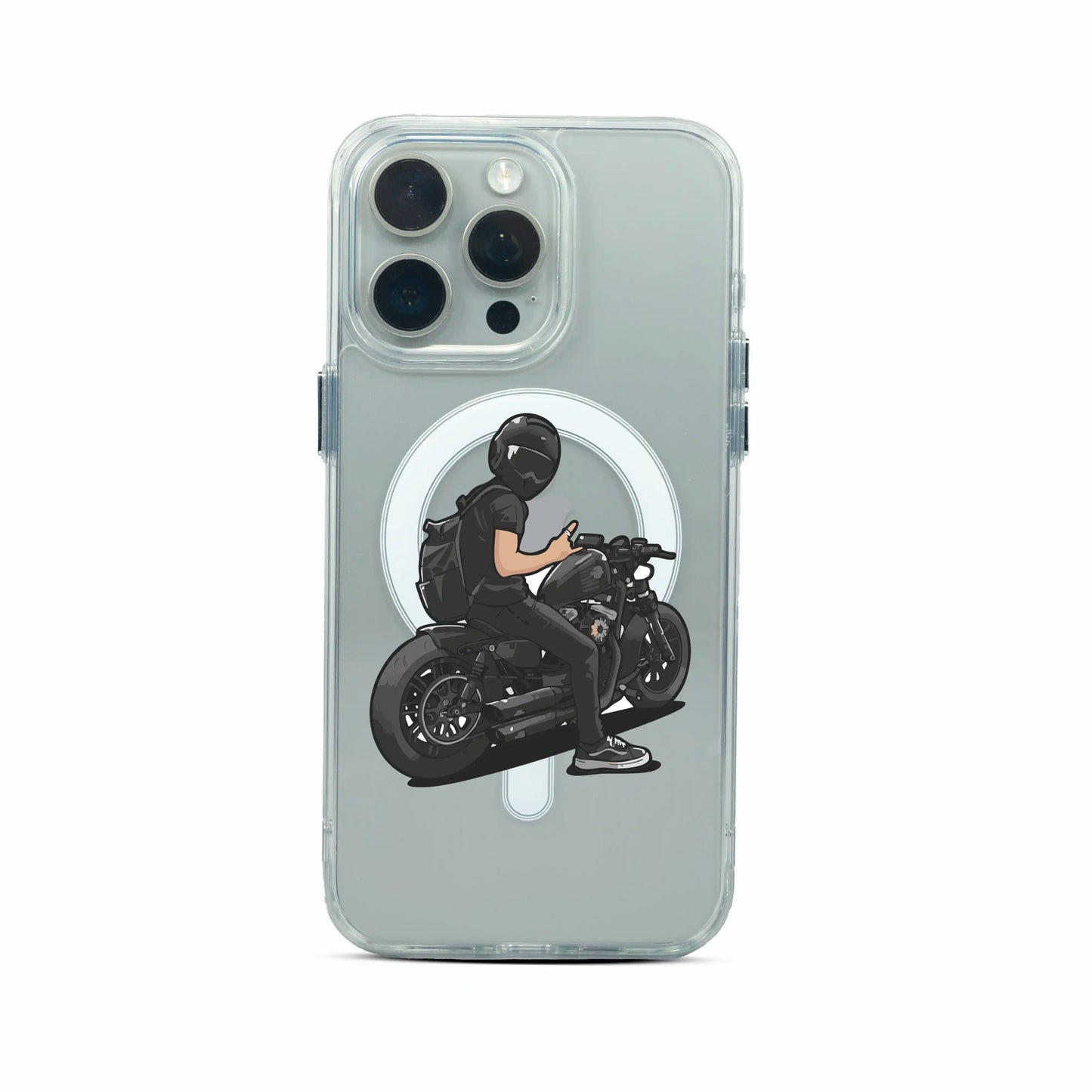 Dark Mode Rider MagShield Case For Apple