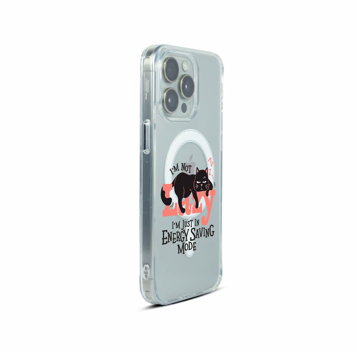 Energy Saving Cat MagShield Case For Apple