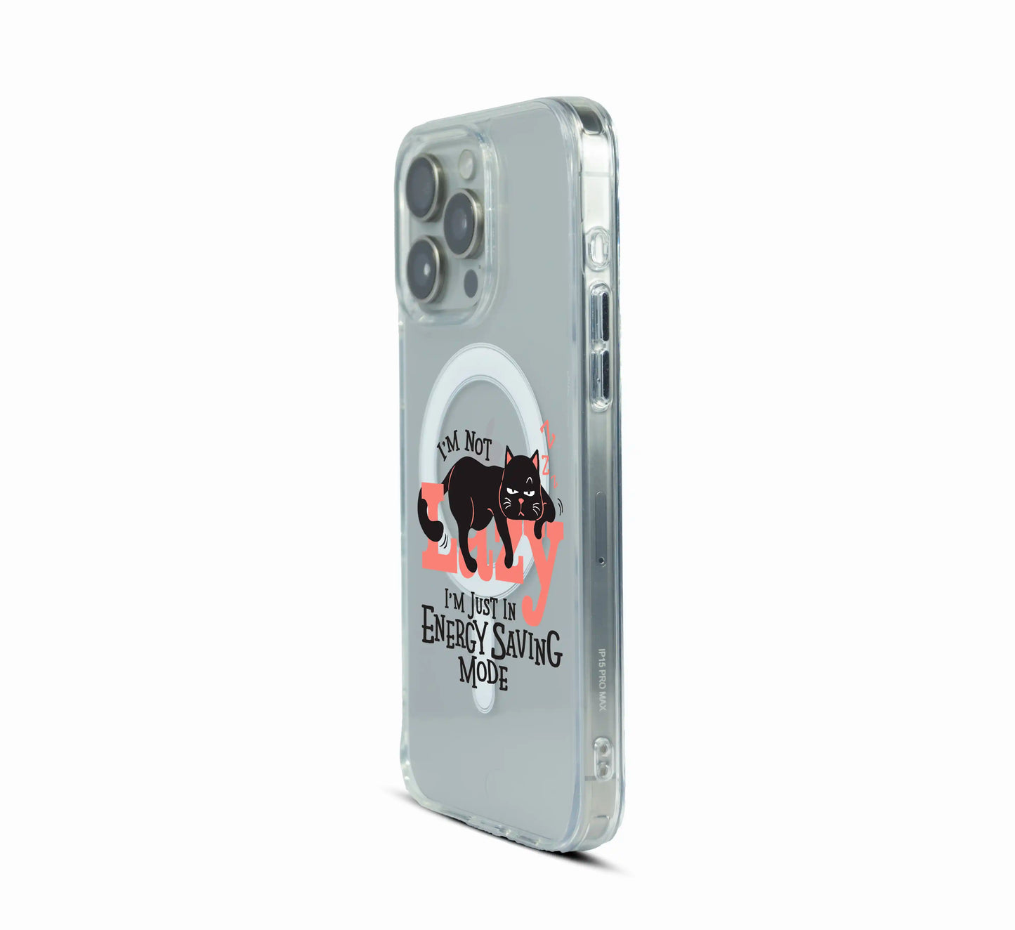 Energy Saving Cat MagShield Case For Apple