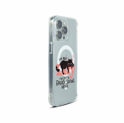 Energy Saving Cat MagShield Case For Apple