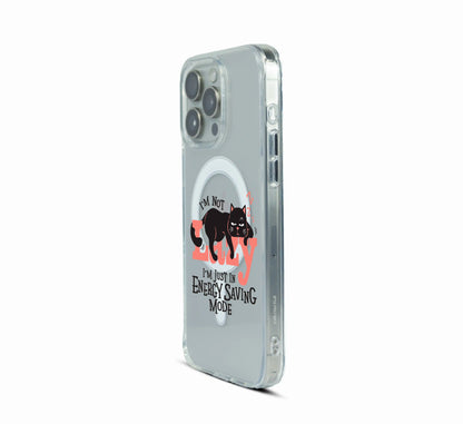 Energy Saving Cat MagShield Case For Apple